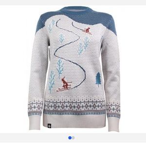 Ski the East women’s powder day shredder sweater